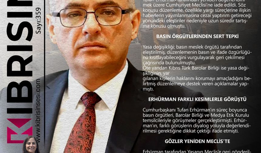 BUGÜNÜN MANŞETİ | TARTIŞMALI YASA MECLİS’E GERİ GÖNDERİLDİ!