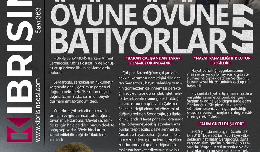 BUGÜNÜN MANŞETİ | ÖVÜNE ÖVÜNE BATIYORLAR