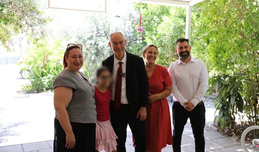 Hasipoğlu'dan koruyucu ailelere ziyaret