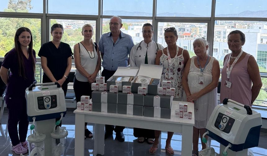 Heartbeat Kuzey Kıbrıs Kanser Yardım Derneği, yetişkin onkoloji servisine tıbbi cihaz bağışladı