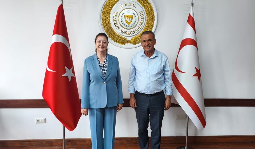 Uluçay, Trabzon temasları kapsamında Başkonsolos Demirel ve gazilerle bir araya geldi