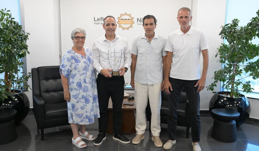 Başkan Harmancı, Voleybol Federasyonu yönetimini kabul etti