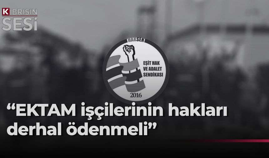 HAKSEN, EKTAM işçilerinin mücadelesine destek belirtti
