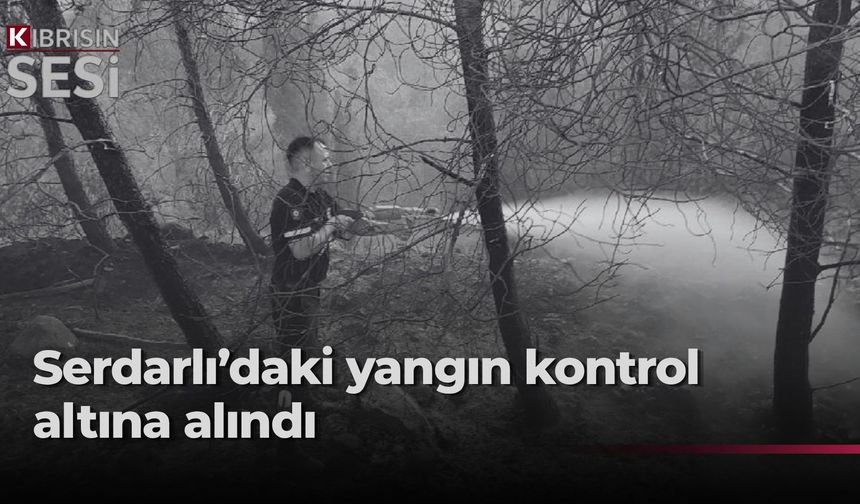 Serdarlı’da yangın müdahalesi: Soğutma çalışmaları sürüyor