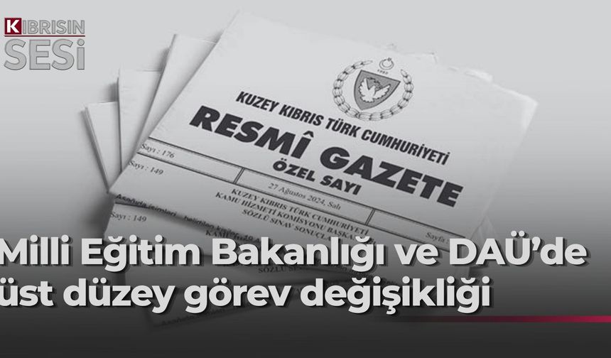 Bakanlıkta yeni atamalar yapıldı, Lütfü Oflaz DAÜ Vakıf Yöneticiler Kurulu'na geçti