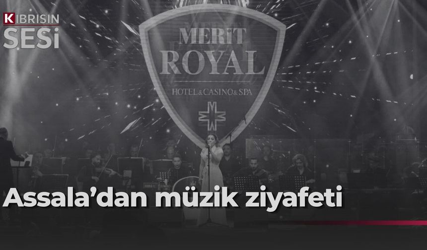 Orta Doğu'nun güçlü sesi Assala, Merit Royal Diamond'da unutulmaz bir konsere imza attı