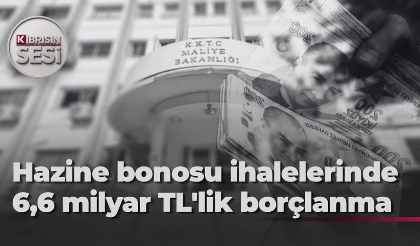 Maliye, hazine bonosu ihaleleriyle yeni borçlanmaya gitti