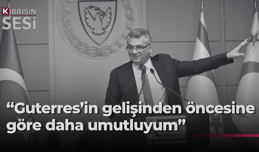 Cumhurbaşkanı Tufan Erhürman: Önümüzde artık bir yol haritası var… Sürece katkı koymaya hazırız