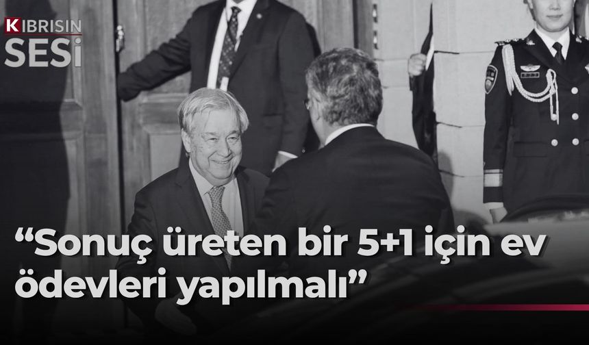 Erhürman: Çözüme giden yolun taşları doğru döşenmeli