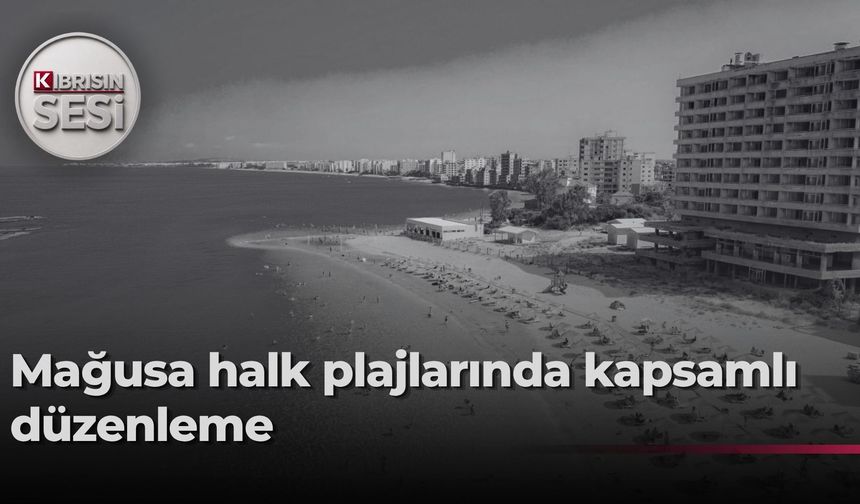 Gazimağusa Belediyesi plajları yenilendi