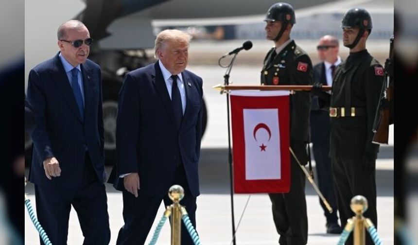 ABD Başkanı Trump Ankara’da… Trump'ı, Erdoğan karşıladı