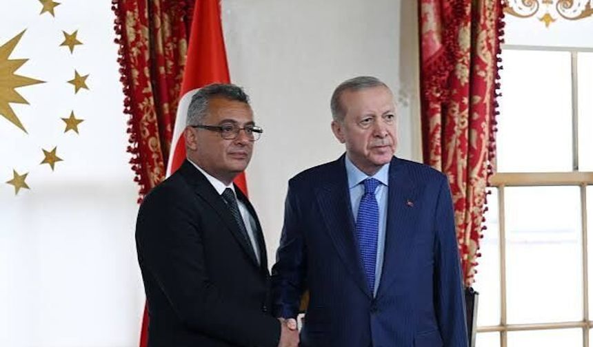 Erdoğan'dan Cumhurbaşkanı Erhürman'a geçmiş olsun telefonu