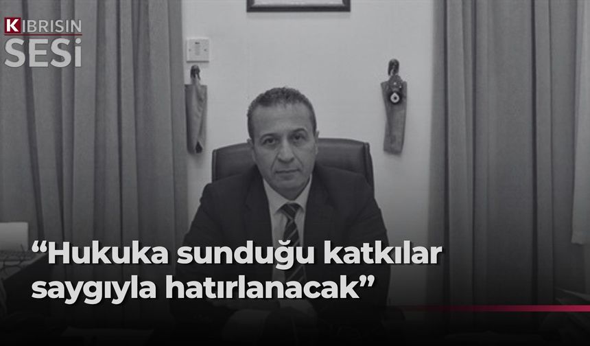 Başsavcı Altıncık'tan İlgen için başsağlığı mesajı...