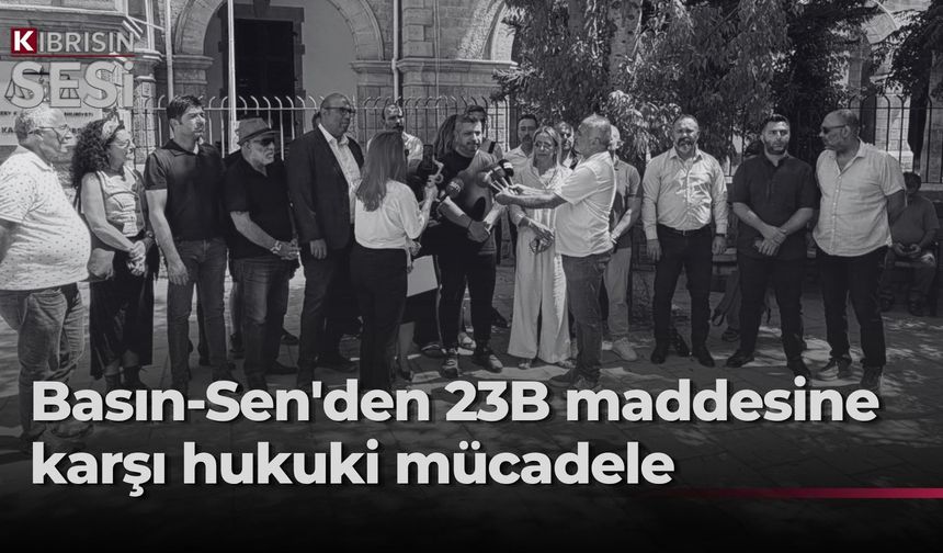 Basın-Sen, 23B maddesini Anayasa Mahkemesi'ne taşıyor