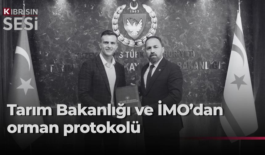 Tarım ve Doğal Kaynaklar Bakanlığı ile İnşaat Mühendisleri Odası arasında iş birliği protokolü imzalandı