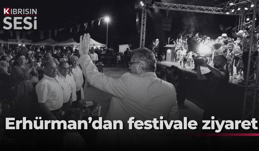 Cumhurbaşkanı Erhürman Meşale Festivali'nde