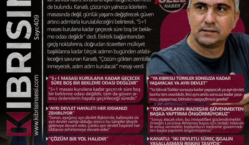 ÇÖZÜM GÖKTEN ZEMBİLLE İNMEYECEK ADIM ADIM KURULACAK