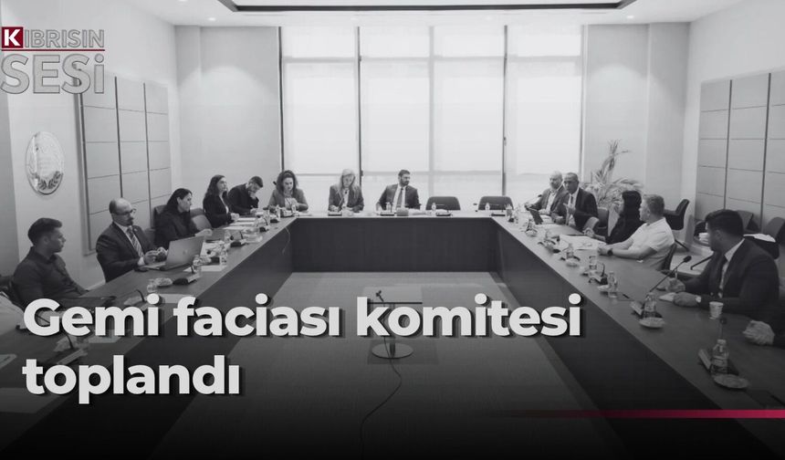 Gemi Faciasının Araştırılmasına İlişkin Meclis Araştırma Komitesi toplandı