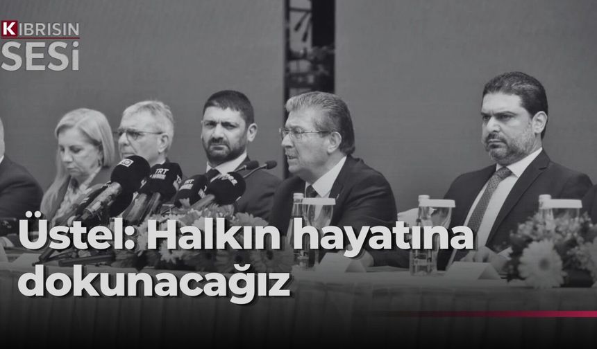 Üstel: “Biz konuşmuyoruz, çalışıyoruz. Yeni dönemde de halkımızın hayatına dokunan projeleri hayata geçireceğiz”