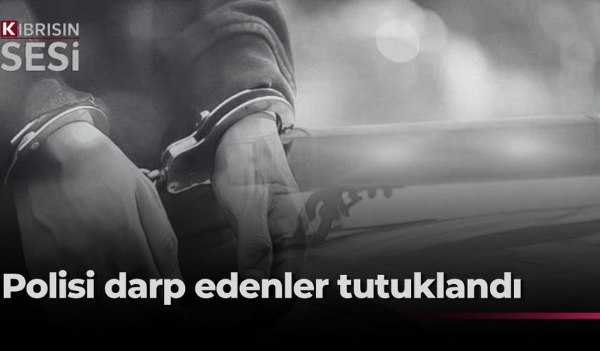 Polisi darp ederek görevinden men eden iki kişi tutuklandı