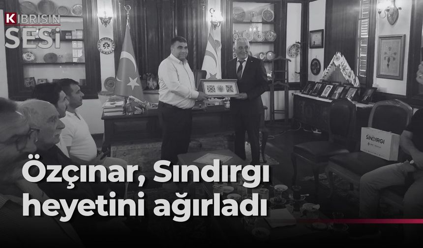 KTBB Başkanı Özçınar, Sındırgı Belediyesi’nden bir heyeti kabul etti