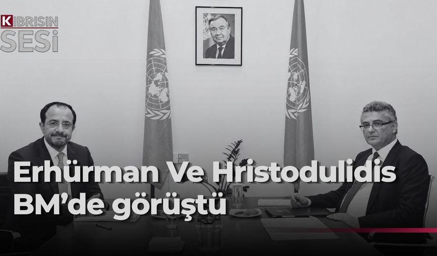 Cumhurbaşkanı Tufan Erhürman ile Kıbrıslı Rum Lider Nikos Hristodulidis görüştü