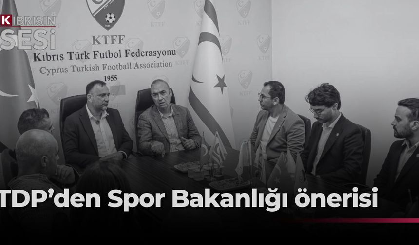 TDP heyeti KTFF’yi ziyaret etti… “Gençlik ve Spor Bakanlığı kurulmalı”