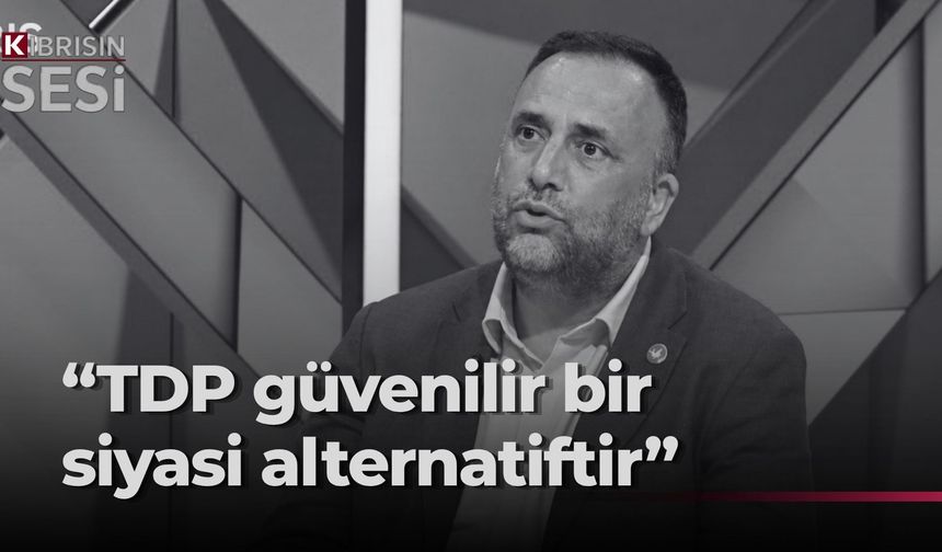 Çeler: “TDP, 10 maddelik 'İyi Vizyon Geleceği' ile seçime hazırlanıyor”