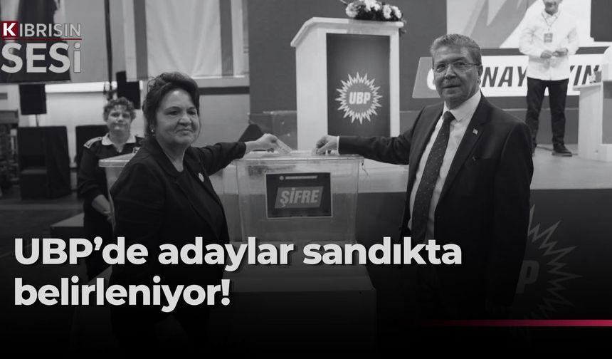UBP’de oy kullanma işlemi devam ediyor!