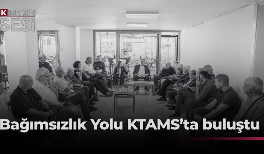 Bağımsızlık Yolu, KTAMS’ta eski sendika yöneticileriyle buluştu