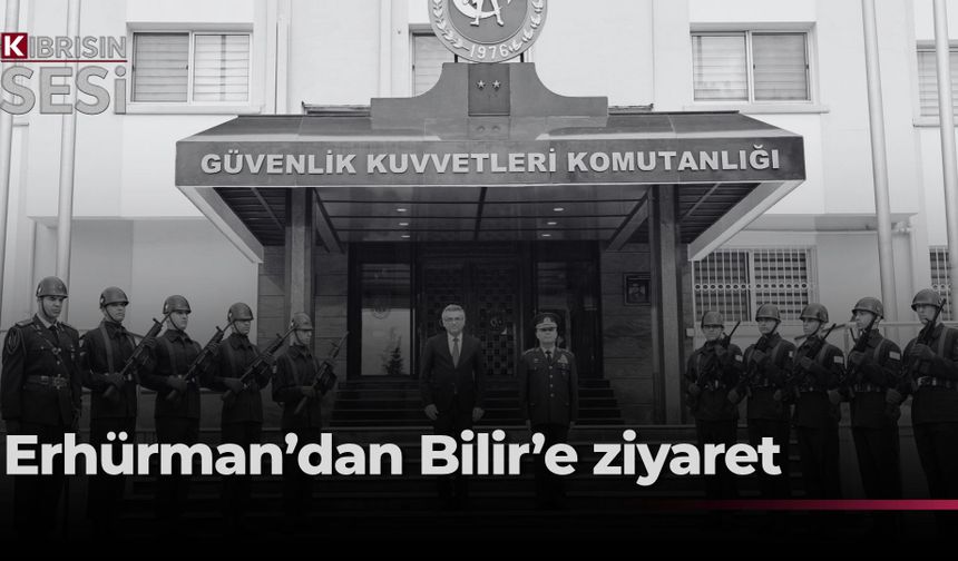Cumhurbaşkanı Erhürman, Tümgeneral Bilir’i ziyaret etti