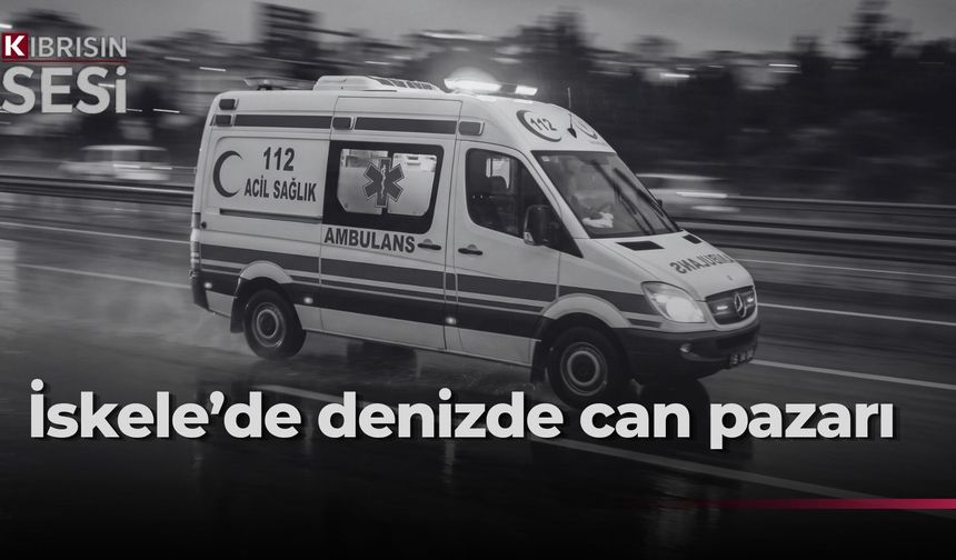 İskele'de üç kişi denizde boğulma tehlikesi geçirdi