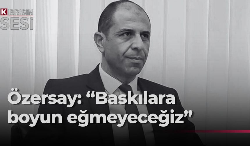 Özersay: “Sosyal medya hesaplarımızı kapatıp sesimizi kısmaya çalışıyorlar”