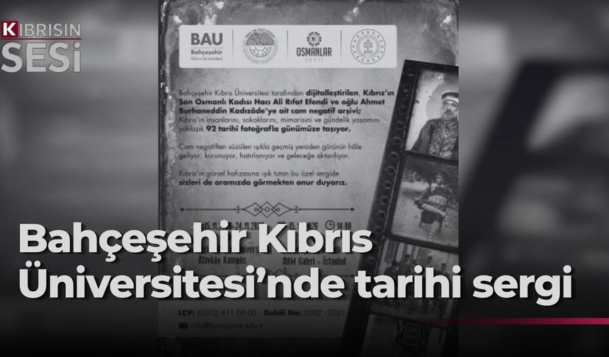 “Kıbrıs’ta Osmanlı İzleri” Fotoğraf Sergisi açılıyor
