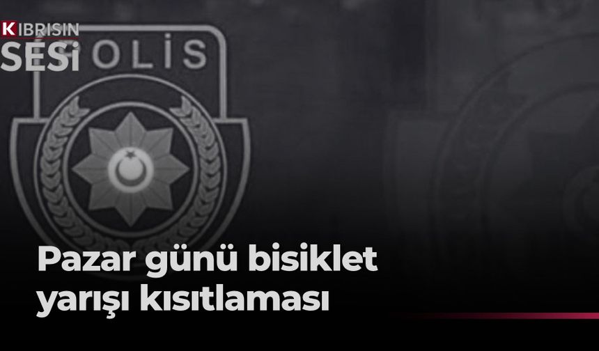Güzelyurt-Lefke çevre yolunun bir bölümü bisiklet yarışı nedeniyle pazar günü trafiğe kapatılacak