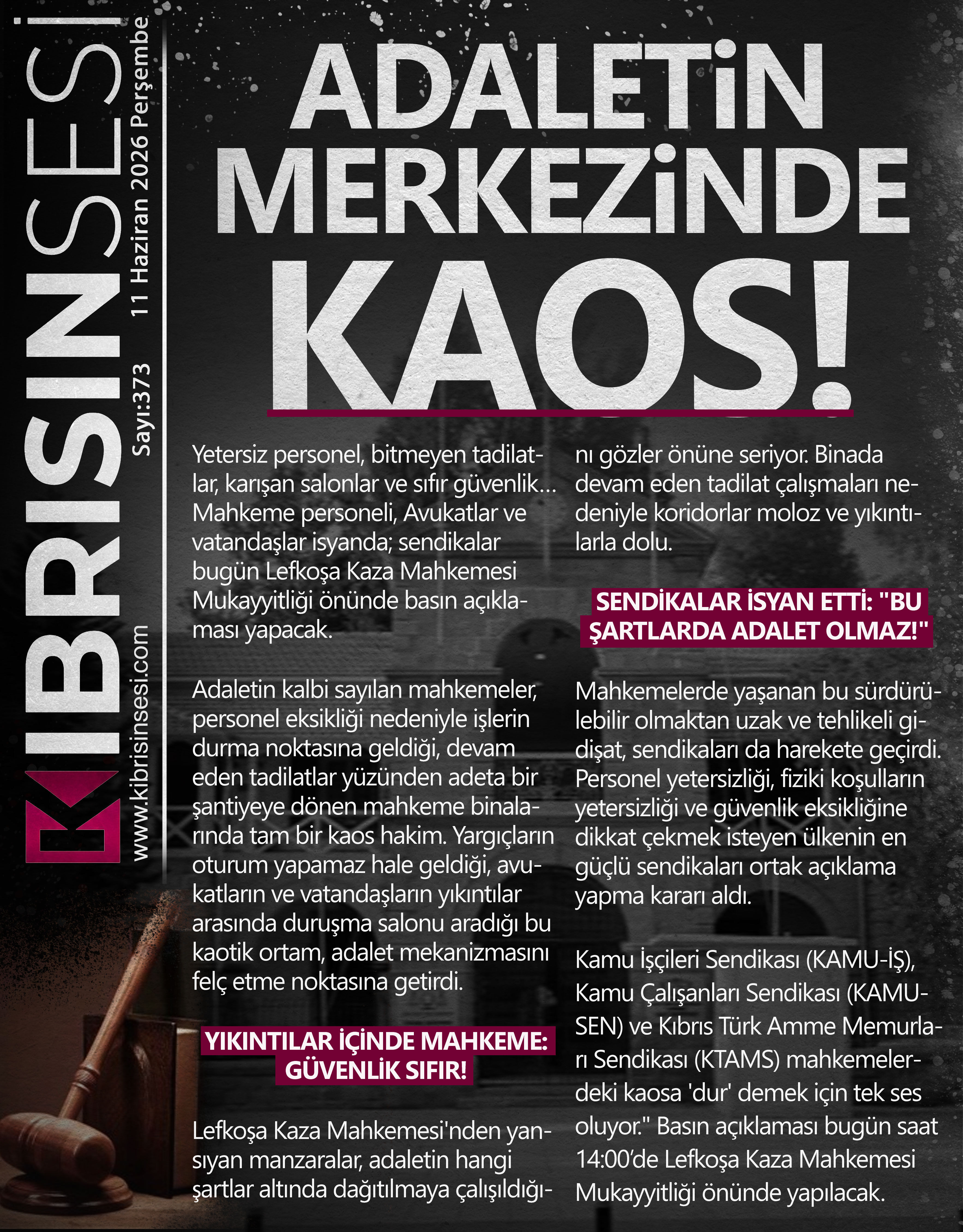 Kıbrısın Sesi Manşet-4